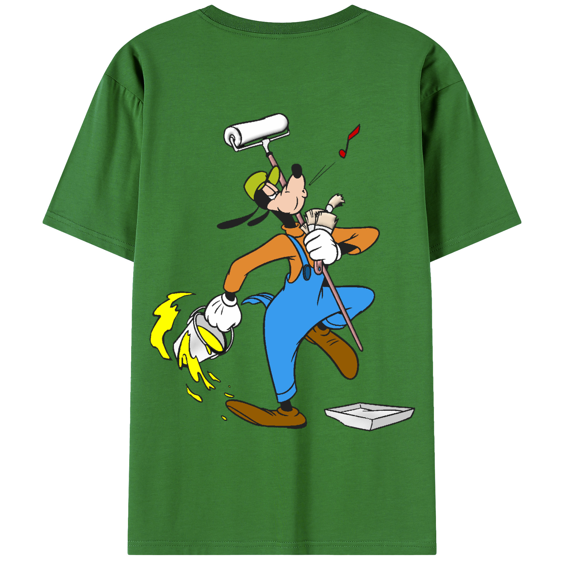 （画像用） ミッキーマウス Mickey Mouse レディース半袖Tシャツ(バックプリント)